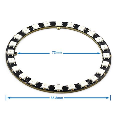 anello a tecnologia Neopixel è composto da 24 diodi LED RGB