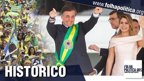 HISTÓRICO Veja o momento em que Bolsonaro recebe a faixa presidencial