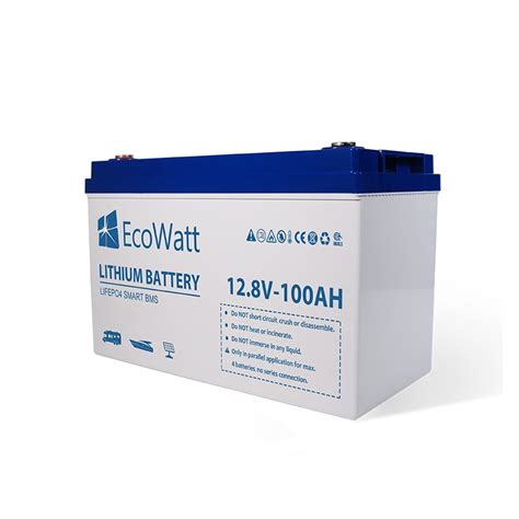 Batterie Ecowatt D Charge Lente Lithium Lifepo V Ah X X Mm