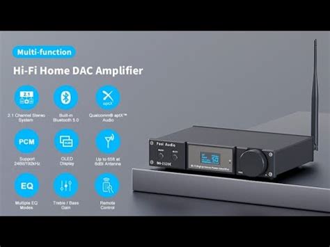 HiFi аудио усилитель Fosi DA2120C HiFi audio amplifier - YouTube