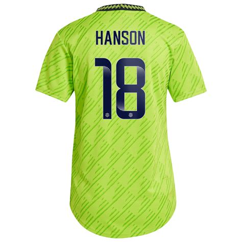 Manchester United Wsl Third Shirt 2022 23 Womens With Hanson 18