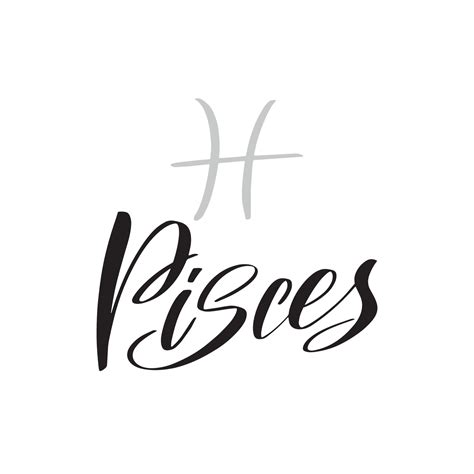 Zodiac sign, magic, astrology. Inspirational handwritten lettering