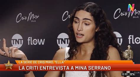 Exclusivo de Gossip La Criti entrevistó a Mina Serrano actriz que