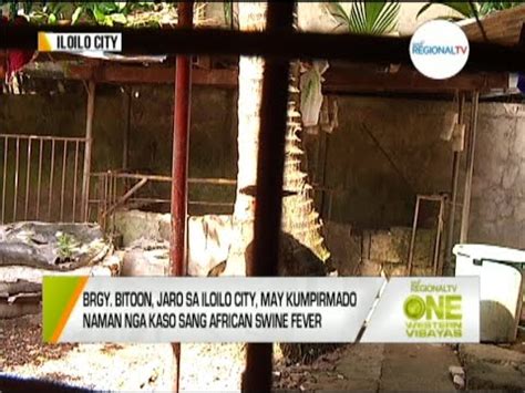 One Western Visayas Brgy Bitoon Jaro Sa Iloilo City May Kumpirmado