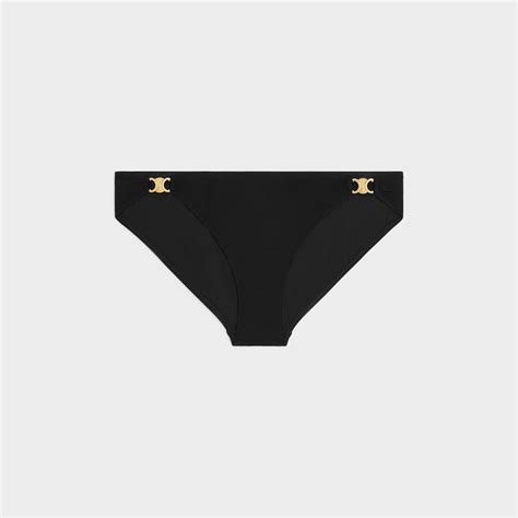 PARTE INFERIOR DEL BIKINI TRIOMPHE DE PUNTO MATE NEGRO CELINE