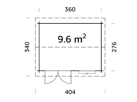 Gartenhaus Blockbohlenhaus Iris 9 6 m² 28 mm braun tauchimprägniert