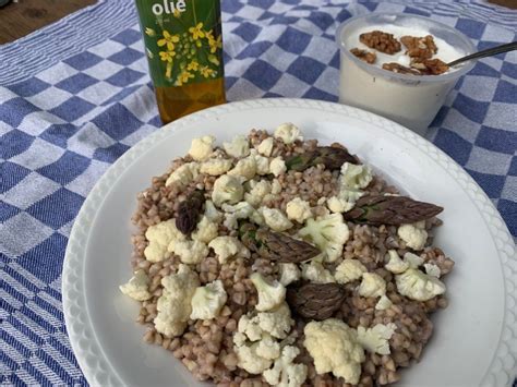 Recepten Geroosterde Boekweit Met Bloemkool En Groene Asperges Land