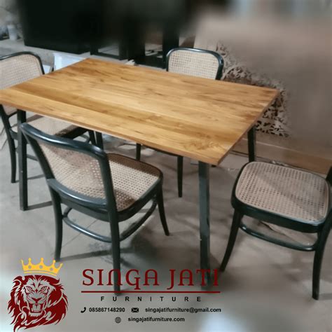 Model Meja Dan Kursi Kafe Minimalis Terbaru Singa Jati Furniture Jepara