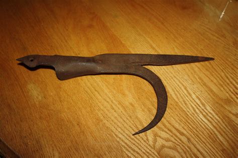 Antique Forged Iron Firemans Pike Tool Old Primitive Firefighting Hook