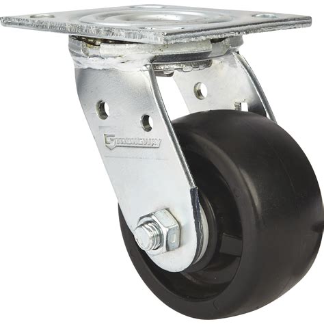 Strongway Heavy Duty 4in Swivel Nonmarking Polyolefin Caster 400 Lb