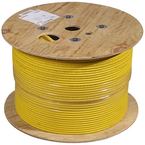 Cable Category 6A U UTP 4 Pairs LSZH Euroclass Dca 500 Meters Yellow