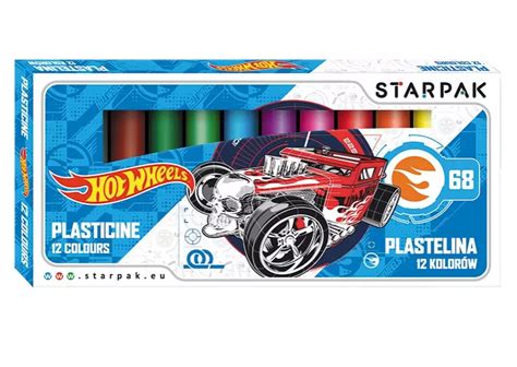 Plastelina 12 kolorów Hot Wheels Starpak