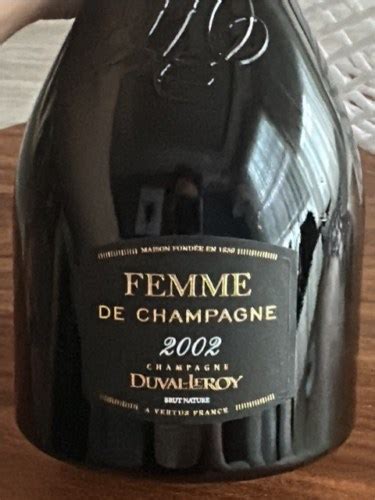 Duval Leroy Femme De Champagne Brut Nature Vivino US