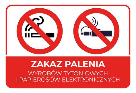 Zakaz Palenia Wyrob W Tabliczka Pcv X Cm Zakaz Palenia Tabliczka