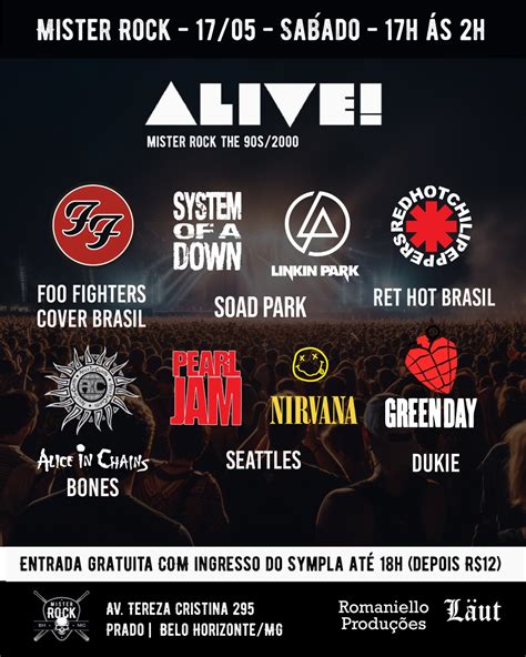 Alive S Foo Fighters Pearl Jam Green Day Linkin Park System Of Down Red Hot