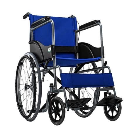 Ripley Silla De Ruedas Standard Plegable Azul