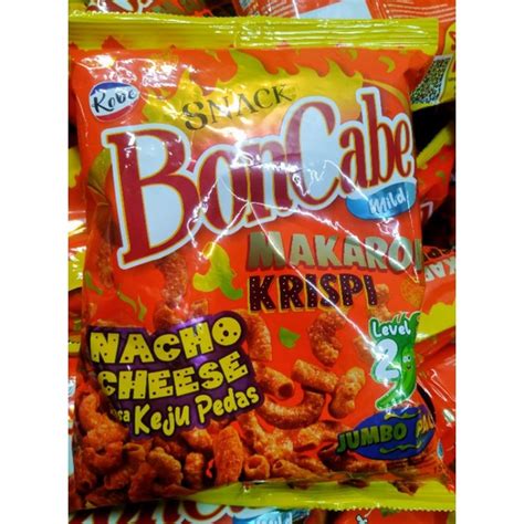 Jual Boncabe Makaroni Krispi Jumbo Pack Nacho Cheese Rasa Keju Pedas