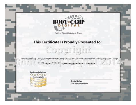 Boot Camp Digital Social Media Certification