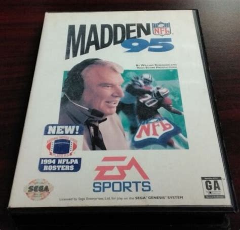 Madden Nfl 95 Sega Genesis 1994 14633073768 Ebay