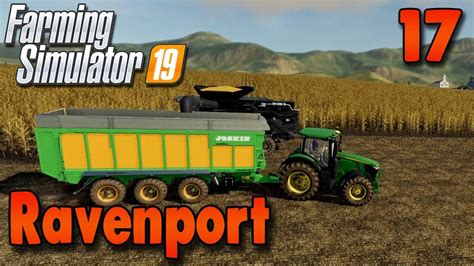 Fs19 Timelapse Ravenport 17 Massive Corn Harvest Gameplay Youtube