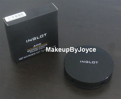 MakeupByJoyce ** !: Review & Swatches: Inglot AMC #75 Bronzing Powder