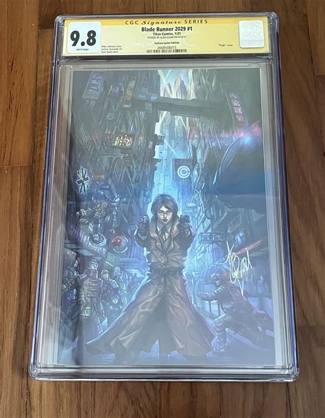 Blade Runner 2029 1 Virgin Titan Comics Signed Alan Quah Limited To 20