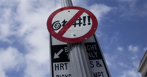 ‘no Cursing Signs In Virginia Beach To Be Sold