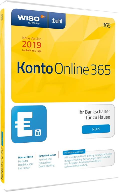 Wiso Konto Online Plus Buhl Data Service Gmbh Amazon De Software