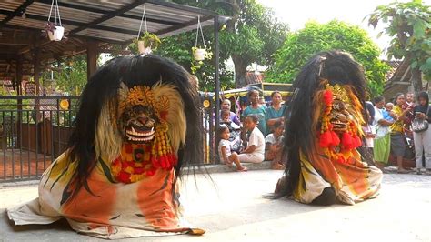 Aksi Barongan Blora Bujang Ganong Dan Jaranan Seni Barong Gembong Aji