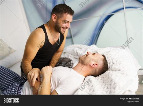 Gay Couple Tickling Image Photo Free Trial Bigstock