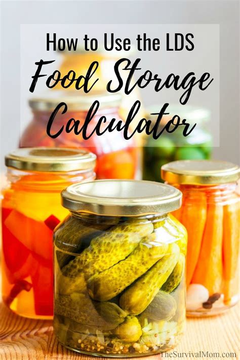 How To Use The Lds Food Storage Calculator Survival Mom