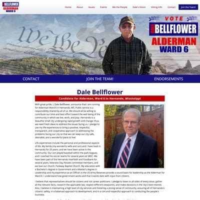 Campaign Website Design for Alderman Candidates