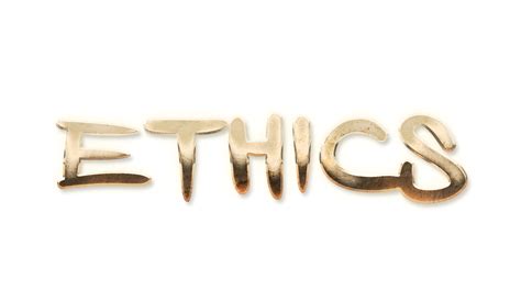 Word Ethics Golden Text Effects Art Typography Royalty Free Png Image