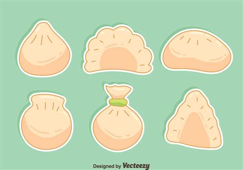 Hand Drawn Dumplings Vector 156598 Vector Art At Vecteezy