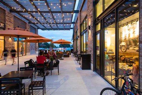 People Enjoying Retail Dining And Shopping At Century Square In College