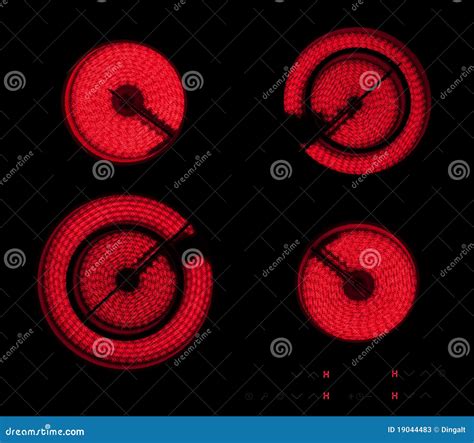 Ceramic hob stock image. Image of heat, electricity, food - 19044483