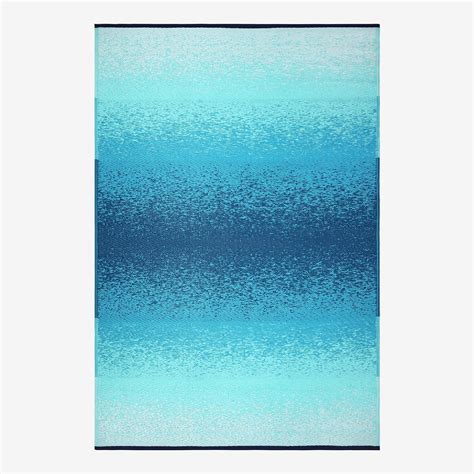 Murat Teal Waterproof Outdoor Rug For Backyards Deck Patio RV