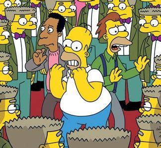 Homer Simpson, Lenny Leonard and Carl Carlson surrounded by Waylon ...