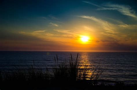 Sunset Over The Beach Picture Of La Jenny Le Porge Tripadvisor