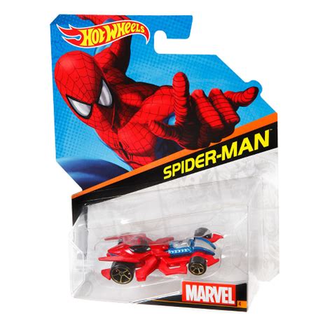 Hot Wheels Marvel Character Cars Spiderman Toys Toy Street Uk