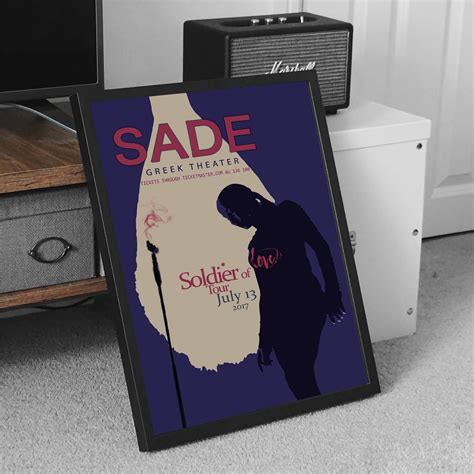 Sade Adu Poster, Sade Adu Concert Print, Romantic Gift, Tour Posters ...