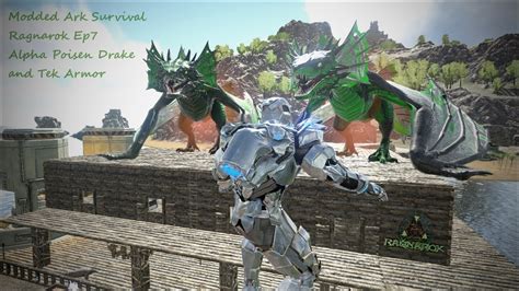 Modded Ark Survival Ragnarok Ep7 Alpha Poison Wyvern And Tek