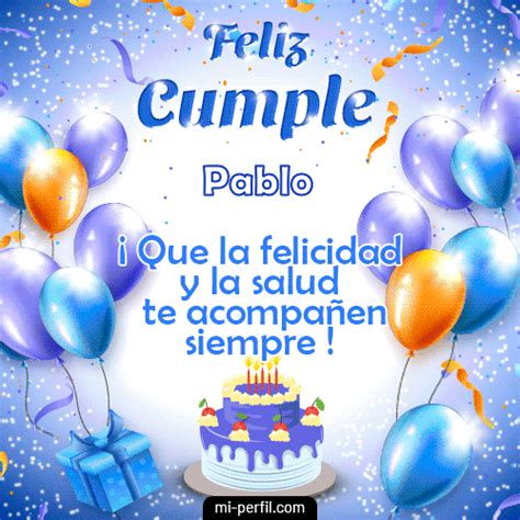 🎂feliz Cumple 3 Pablo