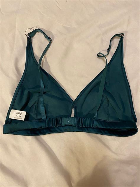 Forest Green Green Bikini Top Women S Fashion Swimwear Bikinis Swimsuits On Carousell