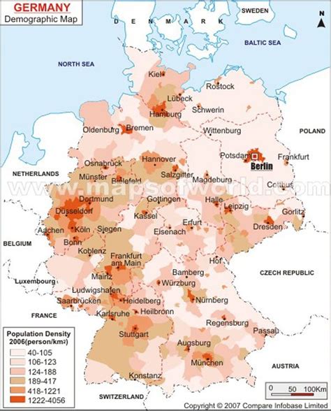 Germany Population 2024 By State Map Nanny Vanessa