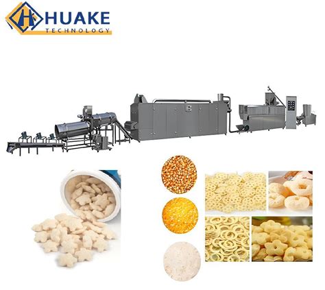 Fully Automatic Crispy Corn Puff Snack Extruder Machine Puffed Snack