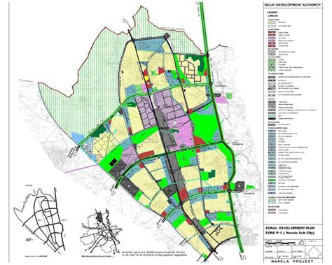 Zonal Development Plan Map Zone P1 Delhi PDF Download - Master Plans India