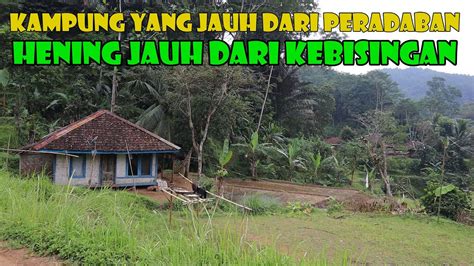 Suasana Kampung Sangat Hening Jauh Dari Kebisingan Kendaraan Berada Di