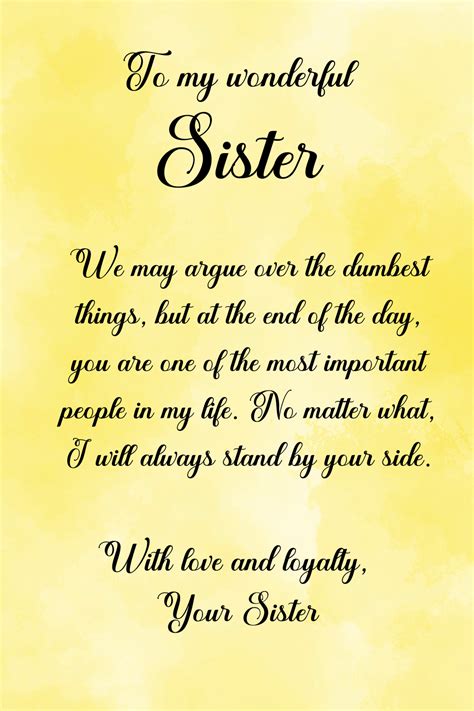 heartfelt quote  captures  love  sisters