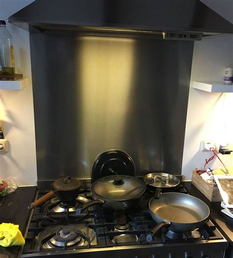 Spatwand Keuken Rvs Achterwand Nl